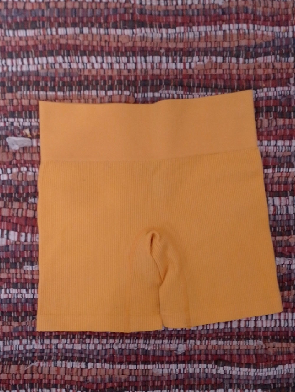 Free With Purchase Lasenza Yellow Spandex Sport Shorts Underwear Booty Shorts.